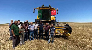 Kulu'da arpa ve buğday hasadı başladı
