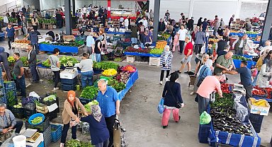 Merkezefendi'nin modern pazar yelerinde en iyi şekilde hizmet veriliyor