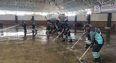 Şahinbey temizlik işleri ekipleri bayram boyunca görev başındaydı