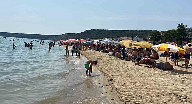 Saros'a tatilci akını, köyün nüfusu ilçeyi geçti