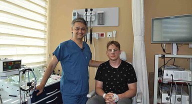 Ukraynalı hasta Manisa Şehir Hastanesini tercih etti