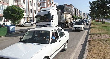 Yeni Konya-Antalya kara yolunda bayram tatili dönüşü yoğunluğu